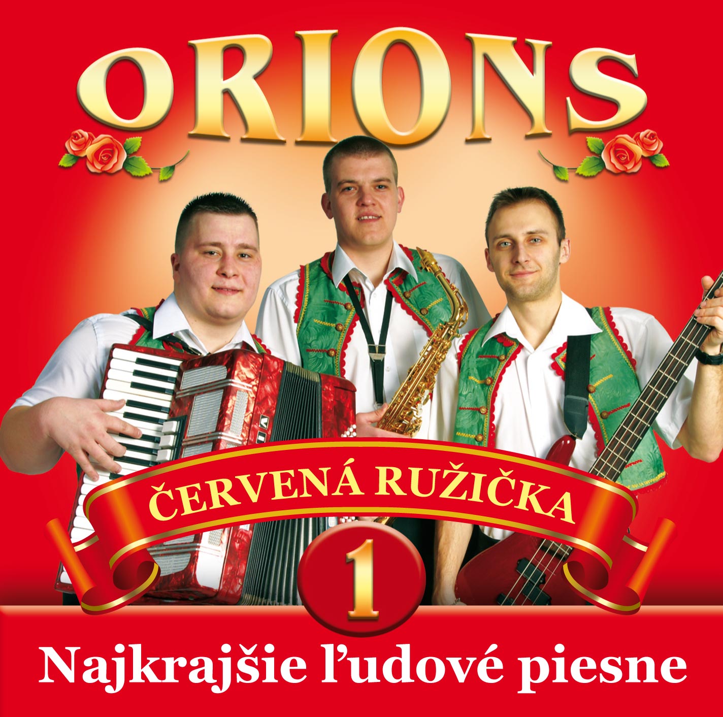 Orions - Červená ružička, Najkrajšie ľudové piesne č.1 (cd)