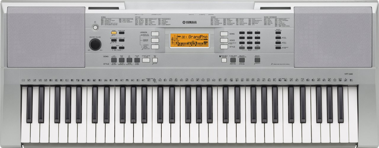 Yamaha YPT340 (elektronické klávesy)