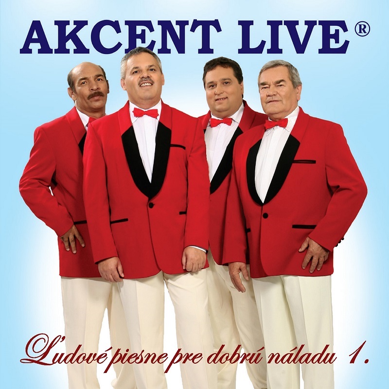  Akcent Live - Ľudové piesne pre dobrú náladu 1. (cd) 