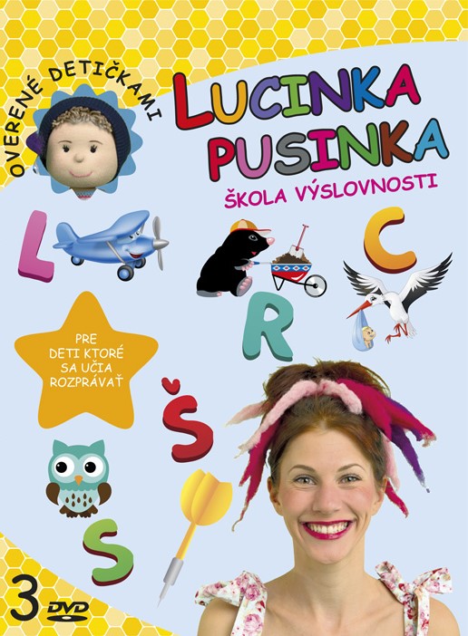 Lucinka Pusinka 3.- Škola výslovnosti (dvd)